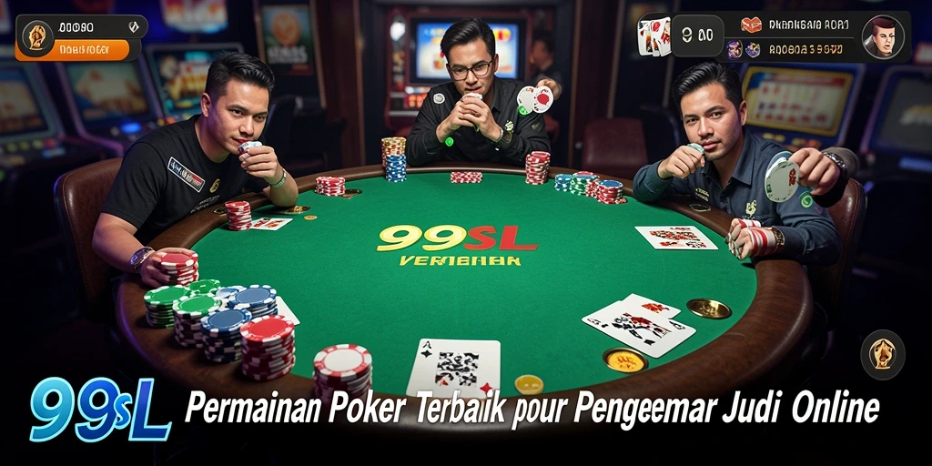 Screenshot gameplay Poker di 99SL yang menarik dan interaktif.
