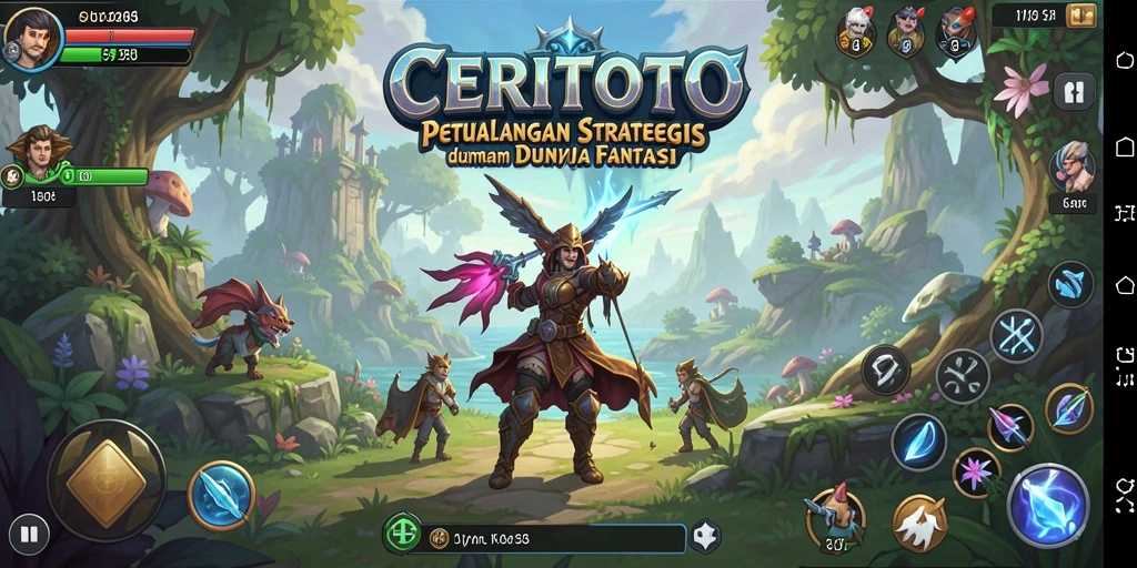 Gameplay seru CERITOTO dengan elemen strategi yang mendalam.