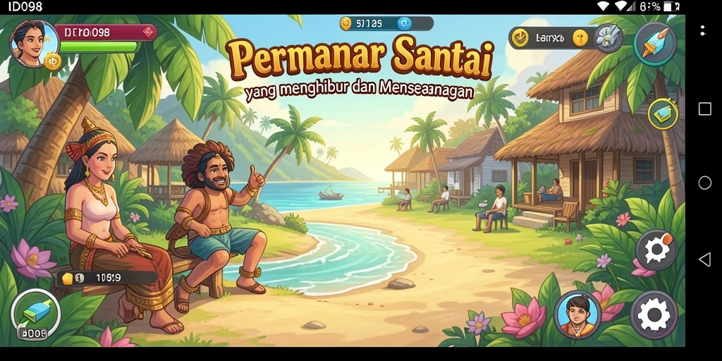 Gameplay ID098 yang penuh warna dan seru menyajikan pengalaman menyenangkan.