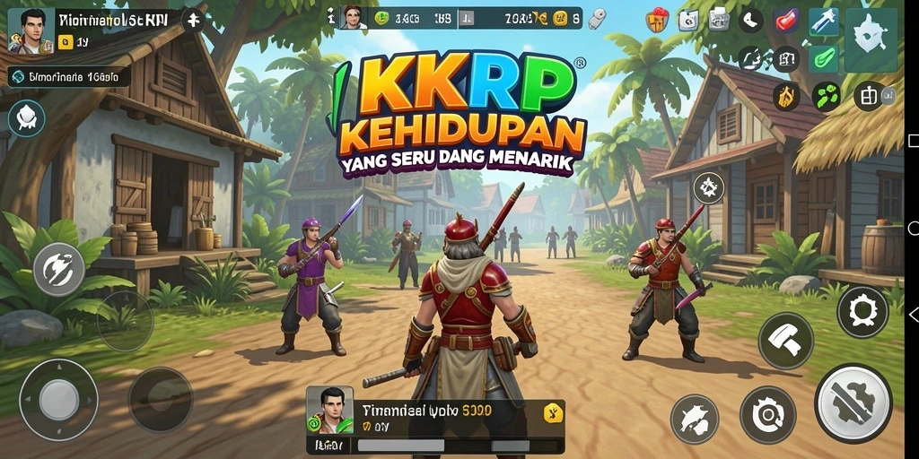 Screenshot KKRP menunjukkan pengalaman simulasi yang mendalam dan interaktif.