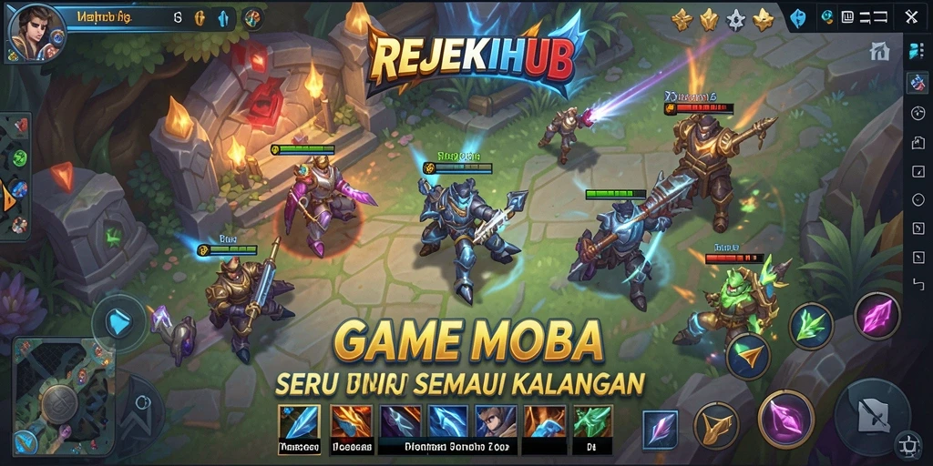 Tampilan gameplay seru REJEKIHUB yang penuh aksi.