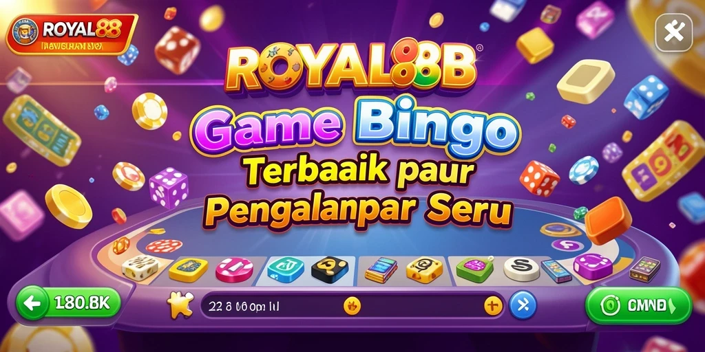 Tampilan gameplay seru di ROYAL88 dengan momen kemenangan Bingo.