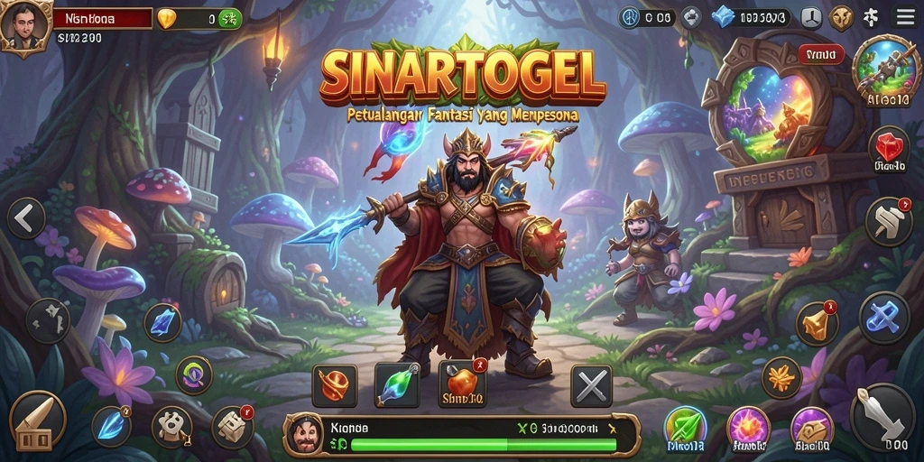 Tampilan gameplay <strong>SINARTOGEL</strong> yang mendebarkan dengan karakter dan pertarungan.